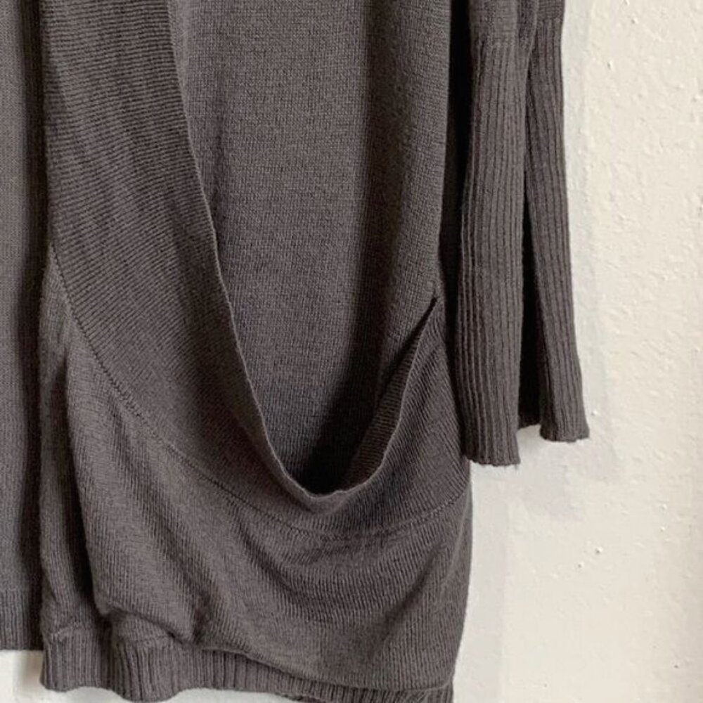 Soft Surroundings Women’s Gray Everyday Cardigan Small Minimalist Lightweight - Picture 4 of 8